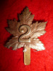 30th Battalion - E-30A (2nd British Columbia) Variant Cap Badge (no title)